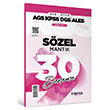 2025 MEB AGS KPSS DGS ALES S�zel Mant�k 30 Deneme Tamam� Video ��z�ml� Marka Yay�nlar� KELEP�R