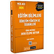 2026 MEB AGS E�itim Bilimleri ��retim Y�ntem ve Teknikleri Video Destekli Ders �zleme Defteri Pegem Yay�nlar�