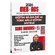 2026 MEB-AGS E�itim Bilimleri ve T�rk Mill� E�itim Sistemi Karma Testler Soru Bankas� 2 Hoca Kafas� Yay�nlar�