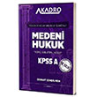 2026 KPSS A Grubu Medeni Hukuk Konu Anlat�ml� 10. Bask� A Kadro Yay�nlar�