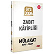 2026 GYS Zab�t Katipli�i M�lakat Soru Cevap Data Yay�nlar�