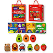 Ben Bilirim �ngilizce Destekli �lk Kitaplar�m (4 kitap + 6 Magnetli Dokun Hisset Kart) Sincap Kitap