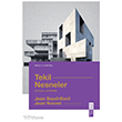 Tekil Nesneler Mimarl�k ve Felsefe Ketebe Yay�nlar�