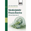 S�rd�r�lebilir Finans �zerine Bilimsel �al��malar 2 E�itim Yay�nevi - Bilimsel Eserler