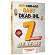 2027 �ABT MEB-AGS DKAB Din K�lt�r� ve Ahlak Bilgisi ��retmenli�i 7 Deneme ��z�ml� Y�nerge Yay�nlar�