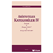 Aristoteles Kategoriler IV Ara�t�rma Yay�nlar�