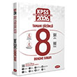 2026 KPSS Genel Yetenek Genel K�lt�r ��z�ml� 8 Deneme S�nav� Data Yay�nlar�