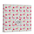 Flamingo 2 - �izgisiz Yan Boyamal� Defter Vivago Art