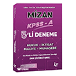 KPSS A Grubu M�ZAN 5 Deneme ��z�ml� 4T Yay�nlar�