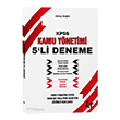 KPSS A Grubu Kamu Y�netimi 5 Deneme ��z�ml� 4T Yay�nlar�