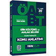 2027 �ABT MEB-AGS Din K�lt�r� ve Ahlak Bilgisi ��retmenli�i Konu Anlat�m� Yediiklim Yay�nlar�
