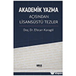 Akademik Yazma A��s�ndan Lisans�st� Tezler Gece Kitapl���