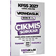 2027 KPSS Genel K�lt�r Vatanda�l�k Konular�na G�re Tamam� ��z�ml� Son 11 Y�l ��km�� Sorular Yediiklim Yay�nlar�