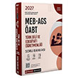 2027 �ABT MEB-AGS T�rk Dili ve Edebiyat� ��retmenli�i Soru Bankas� ��z�ml� Pegem Akademi Yay�nlar�