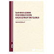 �slam Hukuku A��s�ndan Ticari �r�nler �zerine Ger�ekle�tirilen T�rev ��lemler Marmara �niversitesi �lahiyat Fak�ltesi Vakf�