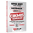 2027 KPSS Genel Yetenek Matematik Konular�na G�re Tamam� ��z�ml� Son 11 Y�l ��km�� Sorular Yediiklim Yay�nlar�