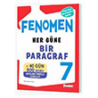7. S�n�f Her G�n Bir Paragraf Fenomen Maarif Modeli Soru Bankas� Fenomen Okul Yay�nlar�