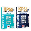 2027 KPSS T�rk�e + Matematik ��km�� Sorular 2017-2026 Konular�na G�re 2 li Set Yarg� Yay�nlar�