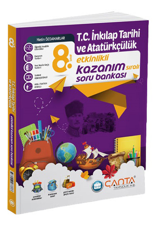 8.Sınıf Kazanım T.C İnkılap Tarihi ve Atatürkçülük Soru Bankası