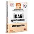 2027 GYS �evre ve �ehircilik Bakanl��� �ube M�d�r� �dari Haz�rl�k Kitab� Data Yay�nlar�