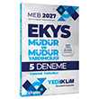 2027 MEB EKYS M�d�r ve Yard�mc�l��� 5 Deneme ��z�ml� Yediiklim Yay�nlar�