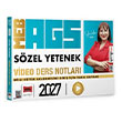 2027 MEB AGS ��retmen Adaylar� i�in S�zel Yetenek Video Ders Notlar� Yarg� Yay�nevi