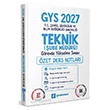 2027 GYS �evre, �ehircilik ve �klim De�i�ikli�i Bakanl��� Teknik �ube M�d�r� �zet Ders Notlar� GYS Akademi Yay�nlar�