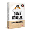 2026 GYS T�m Kamu Kurumlar� Ortak Konular Konu Anlat�ml�  Data Yay�nlar�