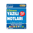 9. S�n�f Yaz�l� Notlar� 1. D�nem 1 ve 2. Yaz�l� Tongu� Akademi