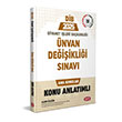 Diyanet ��leri Ba�kanl��� �nvan De�i�ikli�i S�nav� Ana Konular Konu Anlat�ml� Data Yay�nlar�