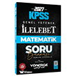 2027 KPSS Matematik �lelebet Soru Bankas� ��z�ml� Alparslan Doymu� Y�nerge Yay�nlar�