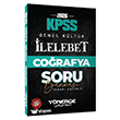 2027 KPSS Co�rafya �lelebet Soru Bankas� ��z�ml� Y�nerge Yay�nlar�