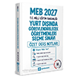 2027 Yurt D���nda G�revlendirilecek ��retmenleri Se�me S�nav� �zet Ders Notlar� GYSAkademi