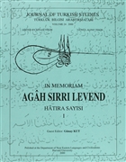 Agah Srr Levend - In Memoriam / Hatra Says (3 Cilt Takm) Harvard University