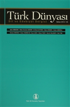 Trk Dnyas Dil ve Edebiyat Dergisi Say: 33 Bahar 2012 Trk Dil Kurumu Yaynlar