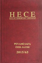 Hece Aylık Edebiyat Dergisi Peyami Safa Özel Sayısı Sayı: 29 / 217 (Ciltli) Hece Dergisi
