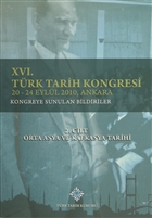 16.Trk Tarih Kongresi 2. Cilt Orta Asya ve Kafkasya Tarihi Trk Tarih Kurumu Yaynlar