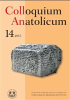 Colloquium Anatolicum Trk Eskia Bilimleri Enstits Yaynlar
