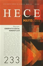 Hece Aylk Edebiyat Dergisi Say : 233 - Mays 2016 Hece Dergisi