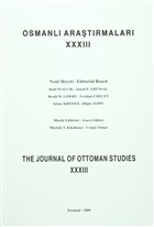 Osmanl Aratrmalar - The Journal of Ottoman Studies Say: 33 sam Yaynlar