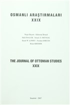 Osmanl Aratrmalar - The Journal of Ottoman Studies Say : 29 sam Yaynlar