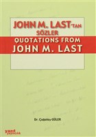 John M. Last`tan Sözler / Quotations From John M. Last Yazıt Yayınları