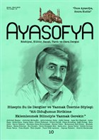 Ayasofya Dergisi Say: 10 ubat-Mart 2016 Ayasofya Dergisi