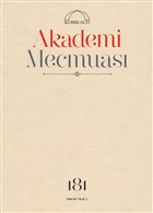 Akademi Mecmuas Say: 181 Ocak 2017 Yazarn Kendi Yayn