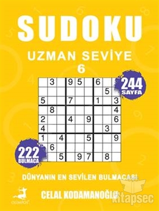 Sudoku Uzman Seviye - 6 Olimpos Yayınları