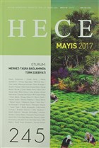 Hece Aylk Edebiyat Dergisi Say: 245 - Mays 2017 Hece Dergisi