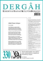 Dergah Edebiyat Kltr Sanat Dergisi Say: 330 Austos 2017 Dergah Dergisi