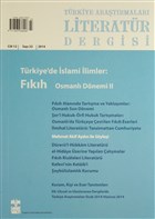 Trkiye Aratrmalar Literatr Dergisi Cilt 12 Say: 23 Bilim ve Sanat Vakf