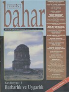 Berfin Bahar Aylk Kltr Sanat ve Edebiyat Dergisi Say : 14 Aralk 1996 Berfin Bahar Dergisi