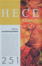 Hece Aylk Edebiyat Dergisi Say: 251 - Kasm 2017 Hece Dergisi